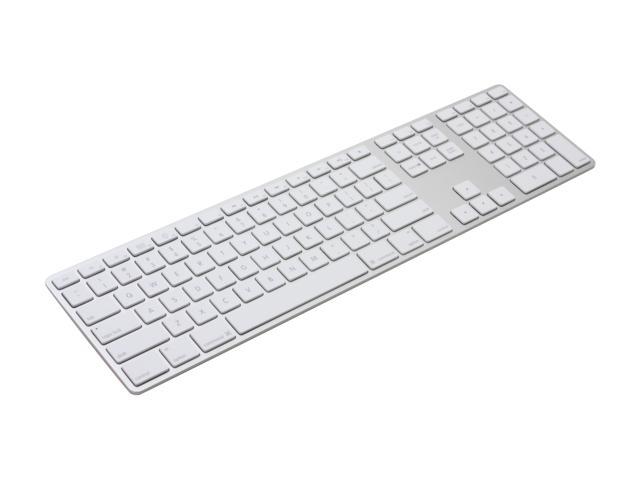 Apple MB110LL/A White USB Wired Slim Keyboard with Numeric Keypad