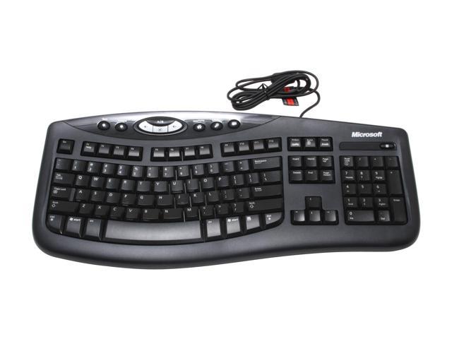 Microsoft Comfort Curve 2000 B2L-00027 Black Wired Keyboard - Newegg.com