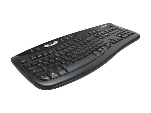 Microsoft Comfort Curve Keyboard 2000 7FH-00001 Black USB Wired Ergonomic Keyboard