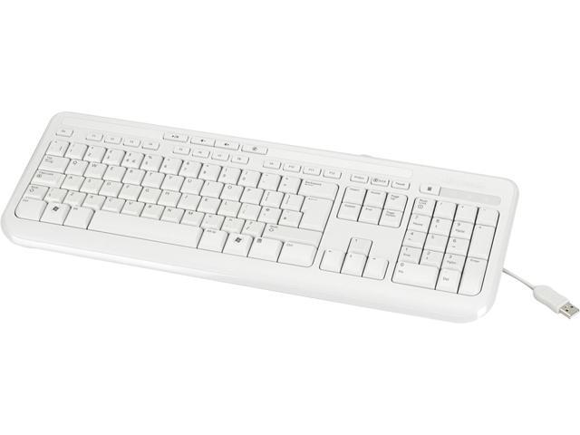 Microsoft ANB-00026 White Wired Keyboard - Newegg.com