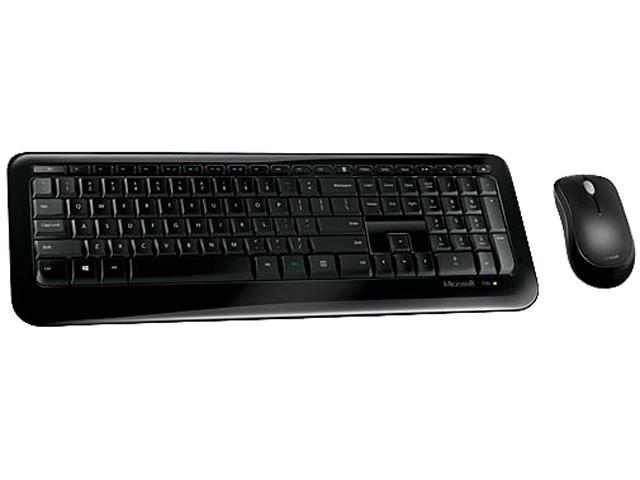 Microsoft Keyboard/Mouse PY9-00001 Desktop 850 Combo Wireless Black with AES