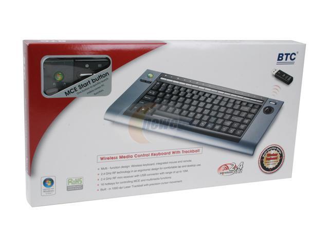 btc wireless keyboard 9039arf iii black