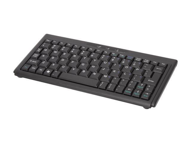 SolidTek ASK3152(US BLACK) Black 77 Normal Keys Bluetooth Wireless Super mini Keyboard