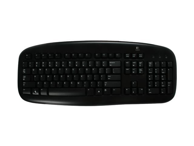 Logitech Value 100 Black Keyboard - Newegg.com