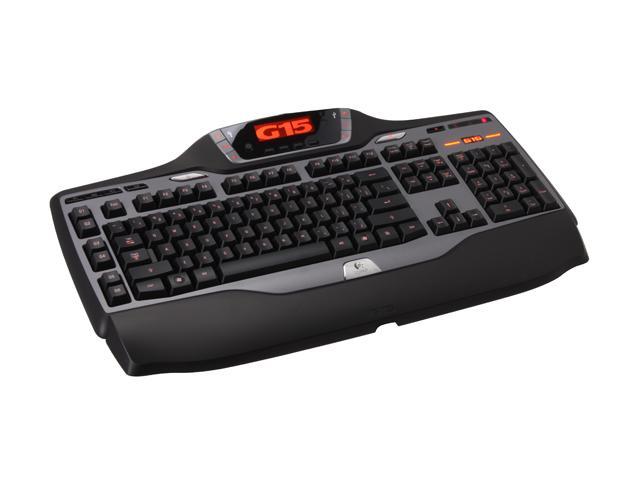 Logitech G15 2-Tone 104 Normal Keys USB Wired Standard Gaming Keyboard