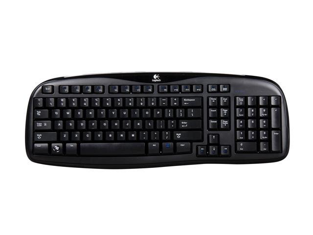 Logitech Cordless Desktop EX 100 Black RF Wireless Keyboard and Mouse Newegg.com