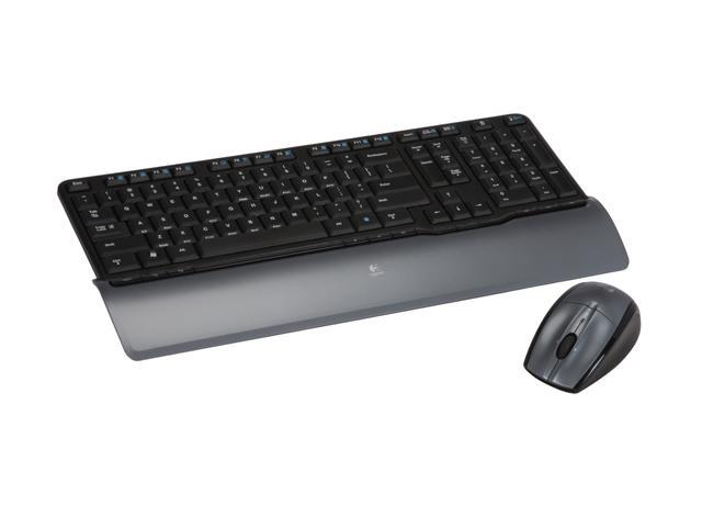 Logitech 920-000922 Black 104 Normal Keys USB RF Wireless Slim Desktop S520