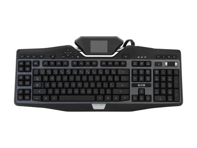 logitech keyboard with lcd display in stock