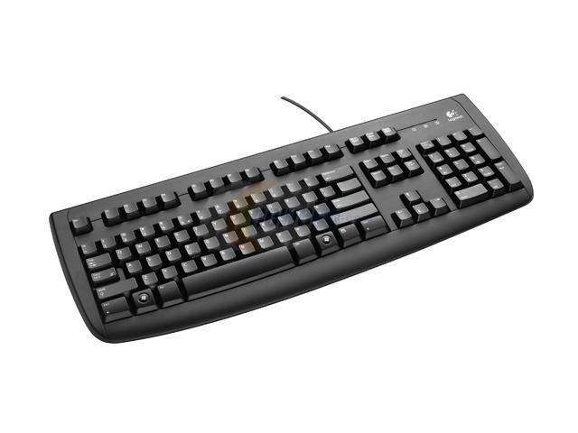 instruktør noget tunnel Logitech Deluxe 250 Black 104 Normal Keys PS/2 Wired Standard Keyboard  Keyboards - Newegg.com
