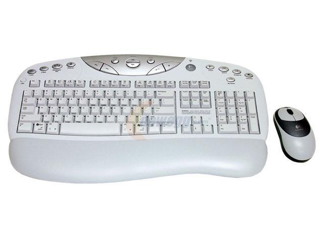 Logitech CORDLESS NAVIGATOR 967232-0403 Silver Normal Keys 18 Function Keys RF Wireless Standard Keyboard Keyboards - Newegg.com