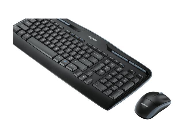 Logitech MK320 Wireless Keyboard and Mouse Combo — Entertainment Keyboard and Mouse, 2.4GHz Encrypted Wireless Connection, Long Battery Life - Newegg.com