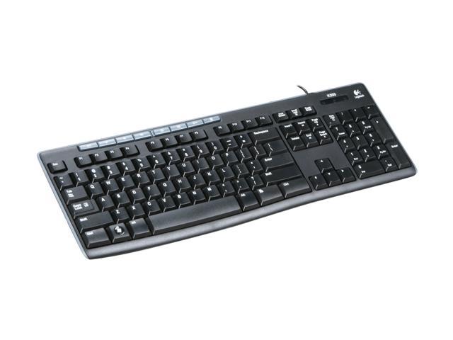 mistet hjerte Diskurs mesterværk Logitech K200 Black 8 Function Keys USB Wired Standard Keyboard for  Business Keyboards - Newegg.com