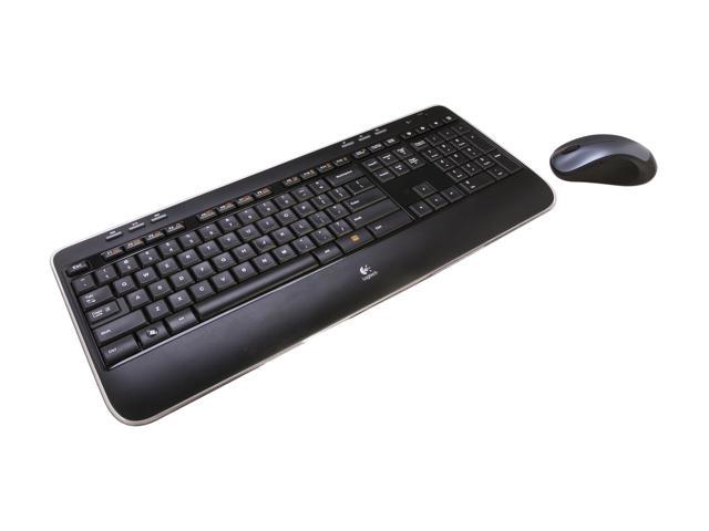 Logitech Recertified 920-002553 MK520 Black USB RF Wireless Ergonomic Keyboard and Mouse Combo