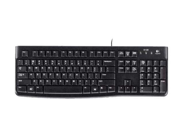 Logitech K120 Black Wired Keyboard - Newegg.com