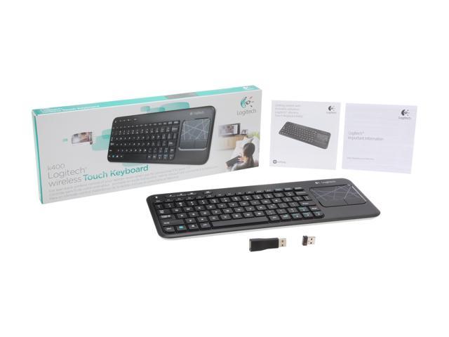 sandsynlighed mens velgørenhed Logitech K400 2.4GHz Wireless Touch Keyboard Keyboards - Newegg.com