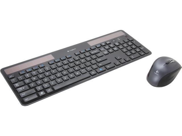 Logitech Recertified 920-004861 MK750 Wireless Solar Keyboard and Marathon Mouse Combo
