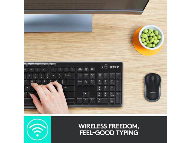 Logitech MK270 Wireless Keyboard And Mouse Combo For Windows, 2.4 GHz ...