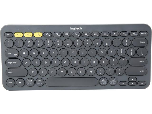 Logitech K380 Multi-Device Bluetooth Keyboard – Windows, Mac, Chrome OS, Android, iPad, iPhone, Apple TV Compatible – with Flow Cross-Computer Control and Easy-Switch up to 3 Devices – Dark Grey