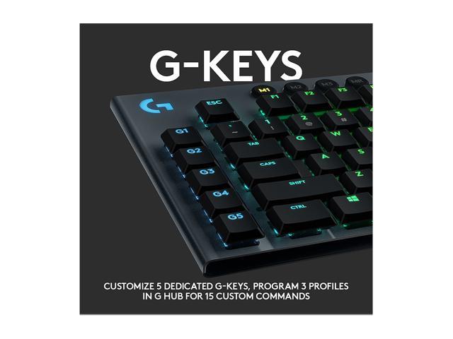 Logitech G815 LIGHTSYNC RGB Mechanical Gaming Keyboard - Newegg.com