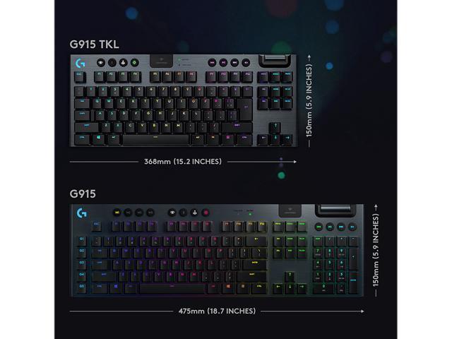 G915 LightSpeed RGB Mechanical Gaming Keyboard - Newegg.com