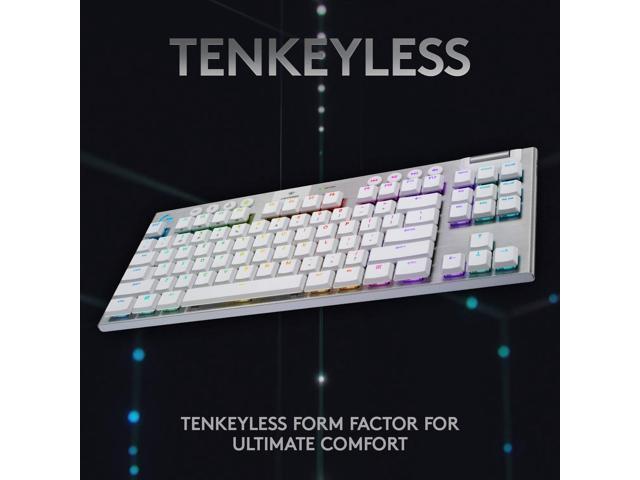 Logitech G915 TKL White Tactile Tenkeyless LIGHTSPEED Wireless RGB