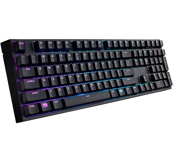 Cooler Master MasterKeys Pro L RGB Mechanical Gaming Keyboard, Cherry MX Blue Switches, Per-Key RGB Lighting, Full Size