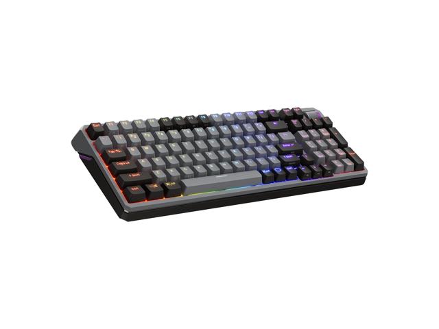 Cooler Master MK770 Wireless Mechanical RGB Gaming Keyboard, Kailh Box V2 Soft Click White Switches, Gasket Structure, Hot-Swappable, Bluetooth|2.4GHz, Tactile 3-Way Dial, QWERTY (MK-770-GKKW1-US)