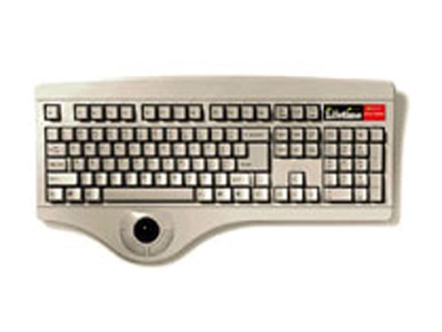 KeyTronic LT TBALL PS2-B Black 104 Normal Keys PS/2 Standard Keyboard