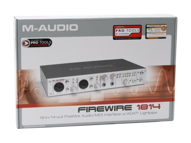 M-audio Firewire 1814 18-in-14-out Firewire Audio-midi Interface W Adat 