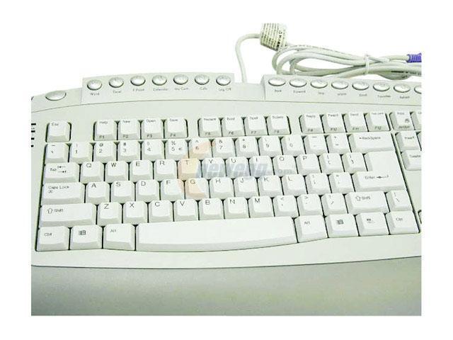 ViewSonic KBM-KP-102 2-Tone Wired Keyboard - Newegg.com