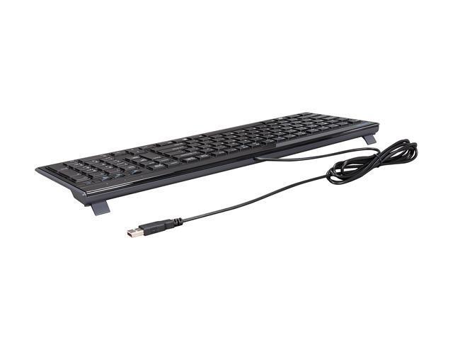 Kensington K72357US Slim Type USB Keyboard Compatible with PC or Mac (Black)