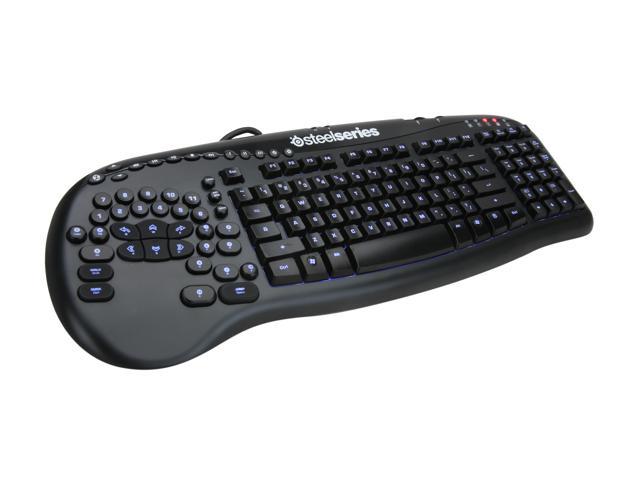 SteelSeries 64049 Black USB Wired Merc Stealth Illuminated Gaming Keyboard