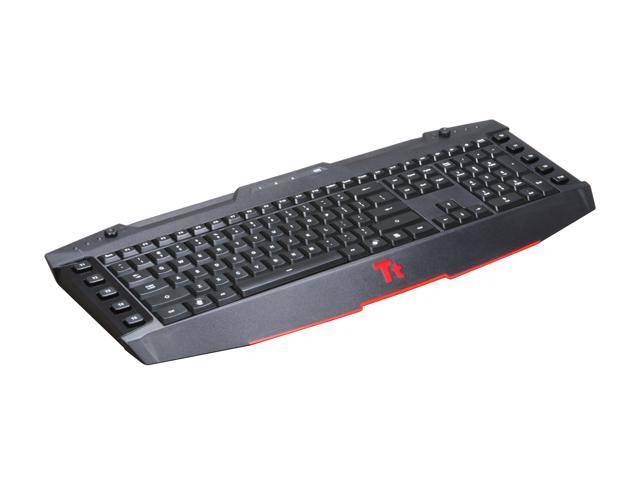 Tt eSPORTS  CHALLENGER ULTIMATE Gaming Keyboard Black KB-CHU003US