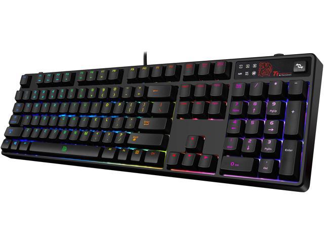 Tt eSPORTS KB-PZR-KBBRUS-01 POSEIDON Z RGB Gaming Keyboard - Brown Switch Edition