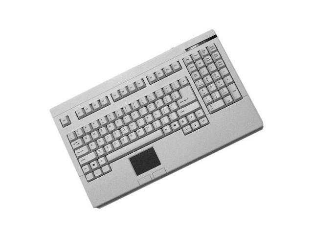 Adesso ACK-730UW EasyTouch USB Rackmount Size Keyboard with touchpad (White)