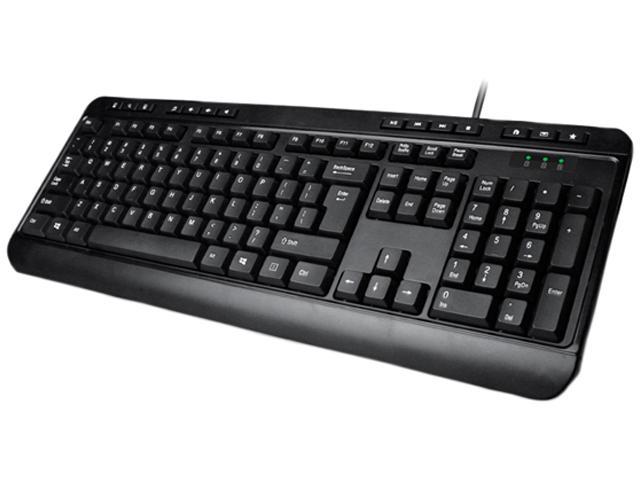 mogelijkheid Raadplegen Confronteren Adesso AKB-132UB Desktop Multimedia USB keyboard (Black) - Newegg.com