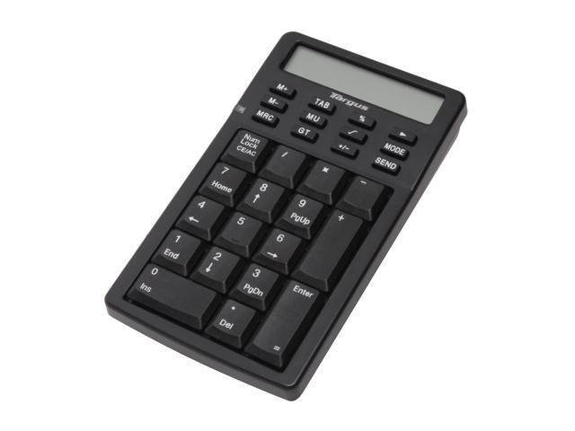Targus PAUK001U Gray 17 Normal Keys USB Wired Mini Retractable Calculator/ Keypad