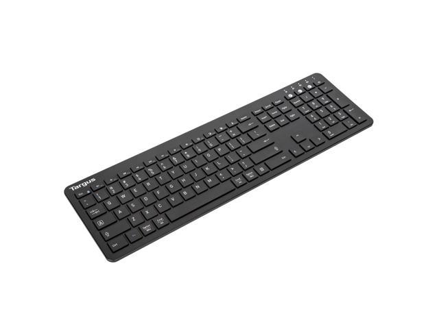 Targus Full-Size Multi-Device Bluetooth Antimicrobial Keyboard ...