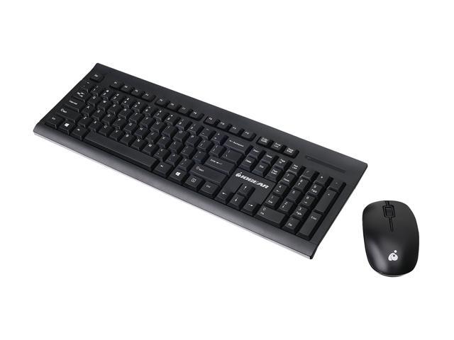 IOGEAR Long Range 2.4 GHz Wireless Keyboard and Mouse Combo GKM552RB ...