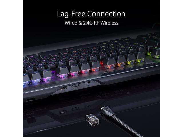 ASUS MA02 ROG Claymore II Wireless Modular Gaming Mechanical Keyboard ...