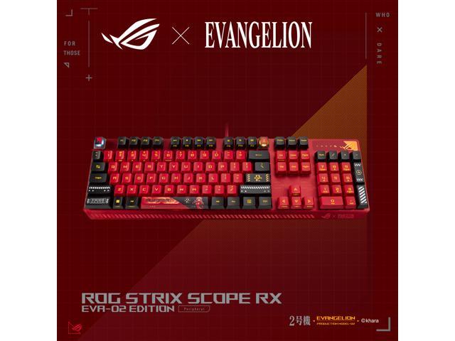 ASUS ROG Strix Scope RX EVA-02 Edition, 100% RGB Gaming Keyboard