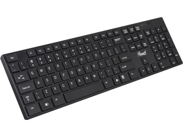 Rosewill Line RK-500 - Wired Keyboard, Chocolate Keys, Ultra Touch-Responsive, Elegant Design