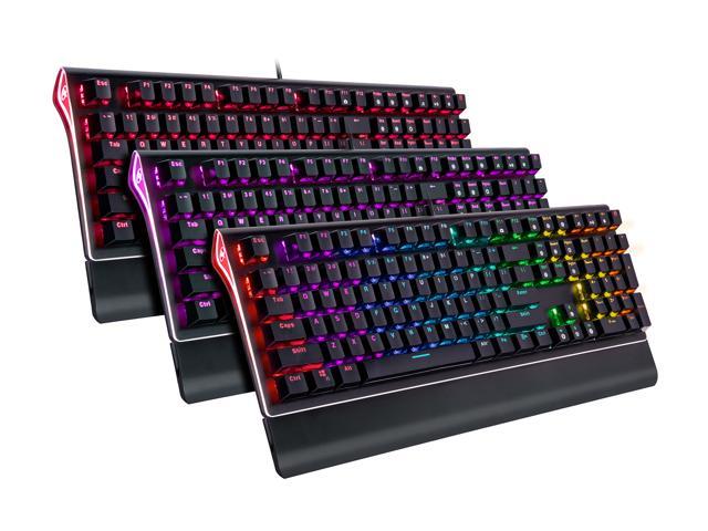 Rosewill RGB Mechanical Gaming Keyboard with Kailh Blue Switches NEON K75 V2 