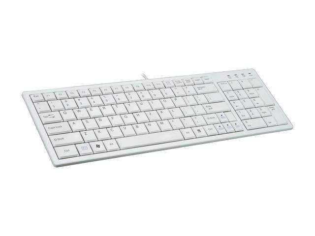 i-rocks KR-6421-WH White Wired Ultra X-Slim Keyboard with Terrace ...