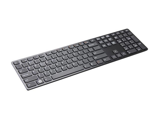 i-rocks KR-6402-BK Black 109 Normal Keys USB Wired Slim Aluminum X-Slim Keyboard for PC
