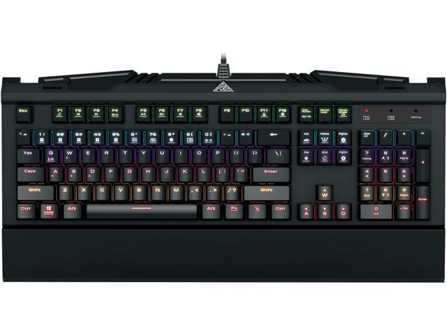 GAMDIAS GKB3000BL Hermes 7 Color Spectrum Mechanical Gaming Keyboard