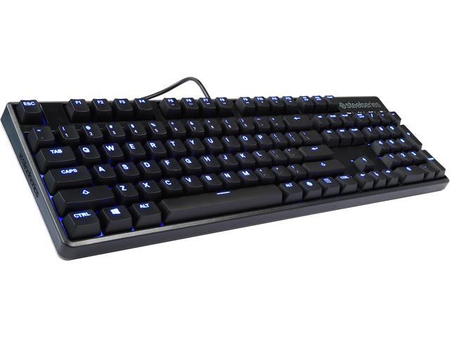 Apex M500 Mechanical Gaming Keyboard with Red Switches and Blue - Newegg.com