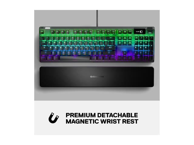 SteelSeries Apex Pro Mechanical Gaming Keyboard – Adjustable Actuation  Switches – World’s Fastest Mechanical Keyboard – OLED Smart Display – RGB  