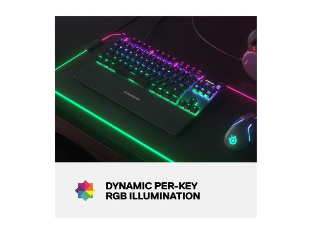 Steelseries Apex Pro Tkl Mechanical Gaming Keyboard World S Fastest Mechanical Switches Oled Smart Display Compact Form Factor Rgb Backlit Newegg Com