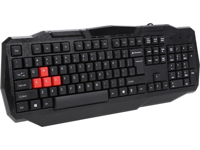 Compucase HGX300 Black 104 Normal Keys USB Wired Standard Keyboard